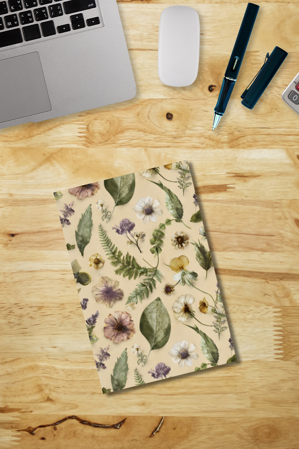 Thumbnail: Pressed Flowers Journal | Lined Notebook for Writing