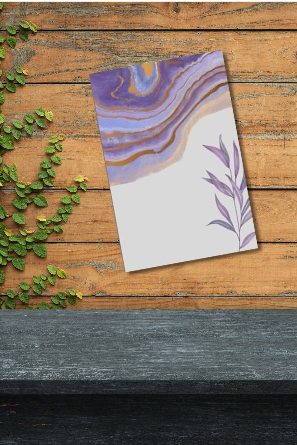 Thumbnail: Purple Marble Journal | Elegant Lined Notebook for Writing & Journaling
