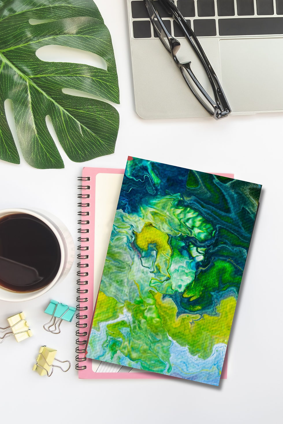 Thumbnail: Paint Mixing Bullet Journal | Dot Grid Notebook