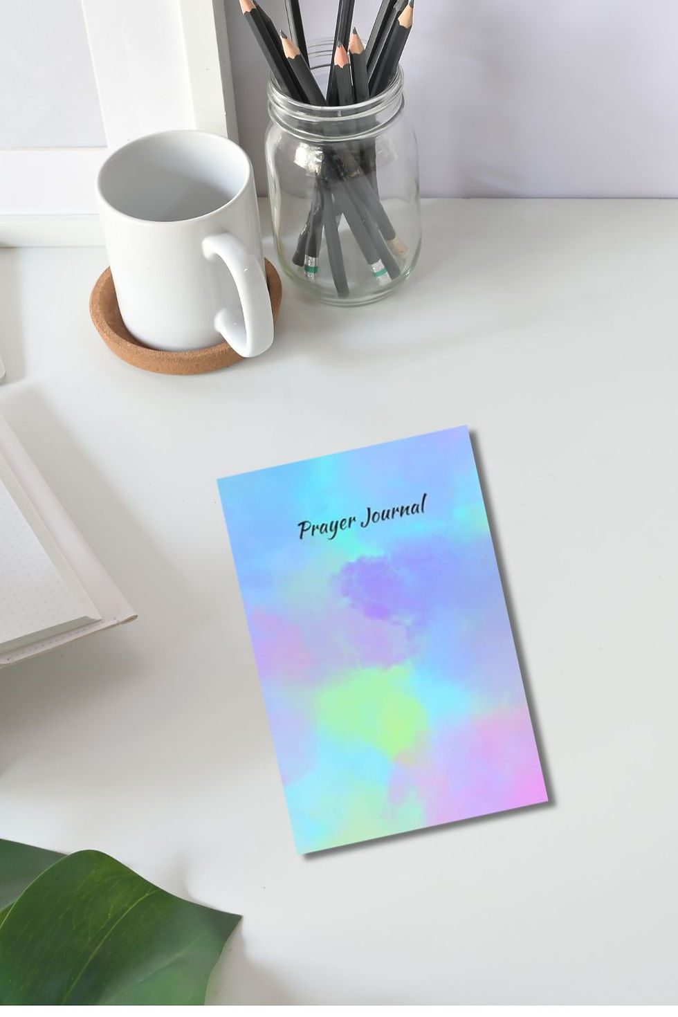 Thumbnail: Rainbow Splotches Prayer Journal | Guided Christian