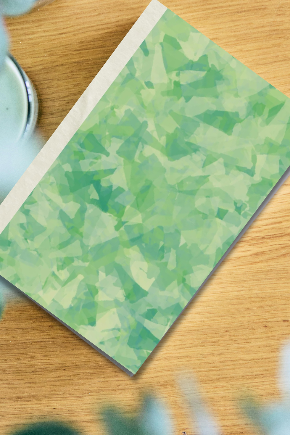 Thumbnail: Green Abstract Journal | Lined Notebook
