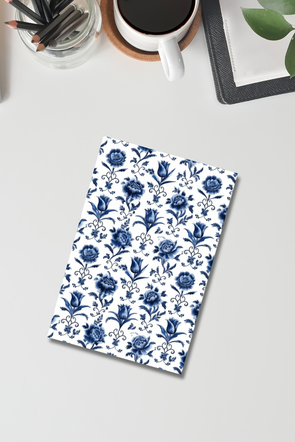 Thumbnail: Dutch Floral Bullet Journal | Dot Grid Notebook