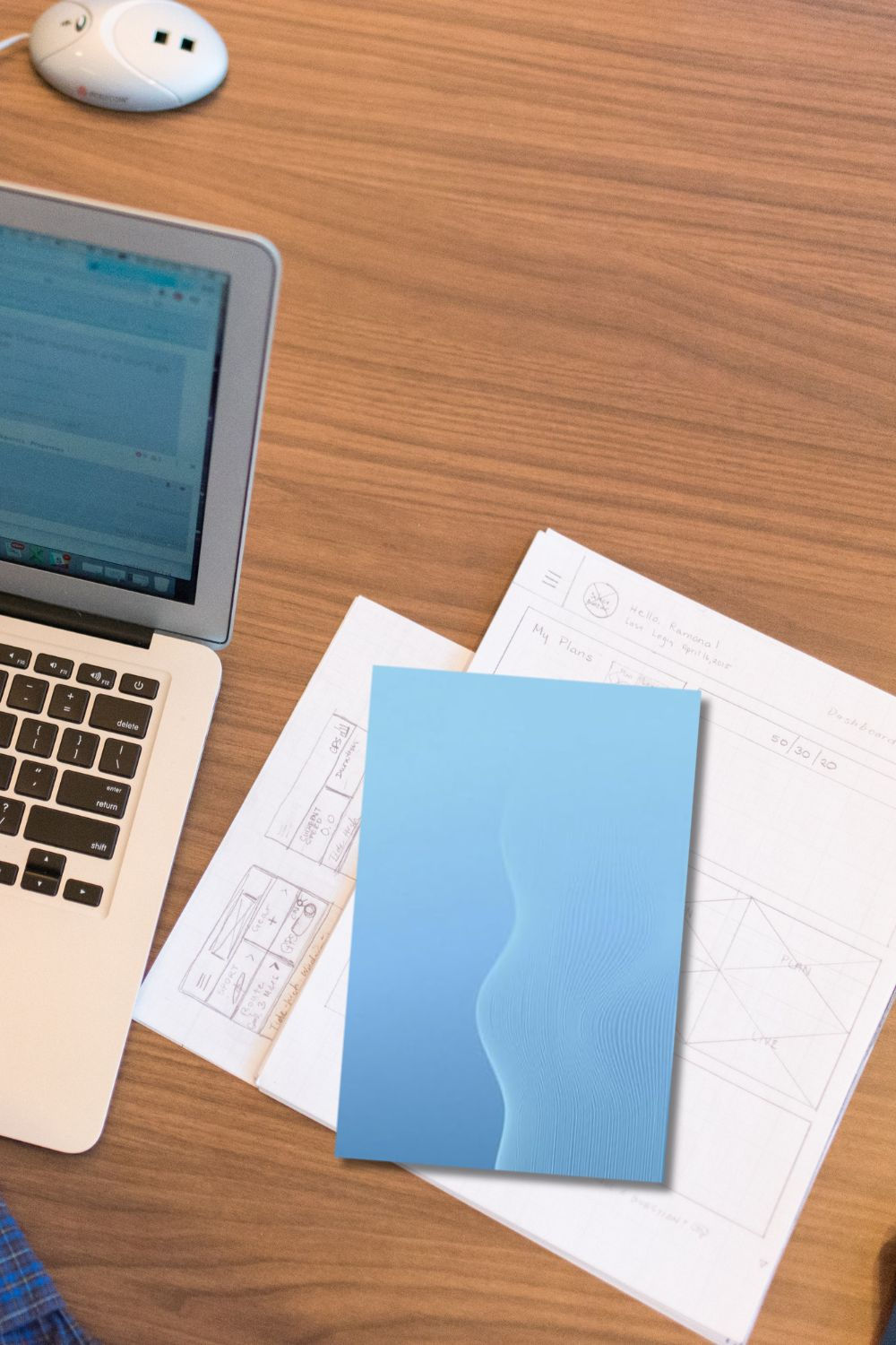 Blue Accent Journal | Elegant Lined Notebook for Writing & Reflection