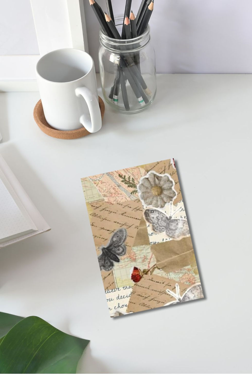 Thumbnail: Vintage Moth Journal | Botanical Lined Notebook for Writing & Journaling