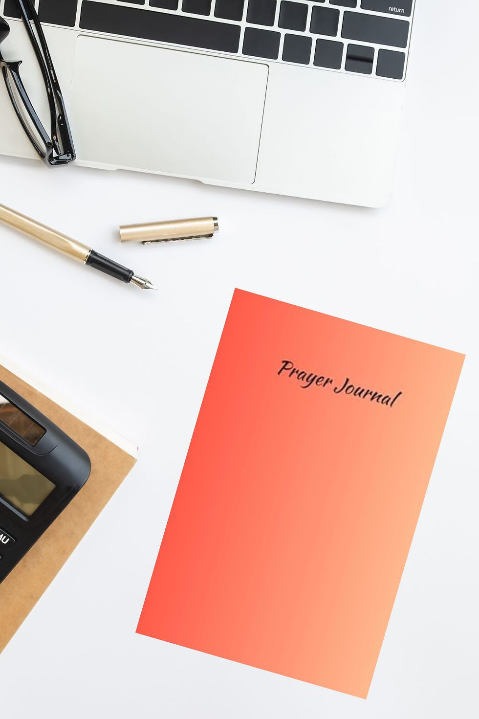 Thumbnail: Orange Ombre Prayer Journal | Guided Christian Journal
