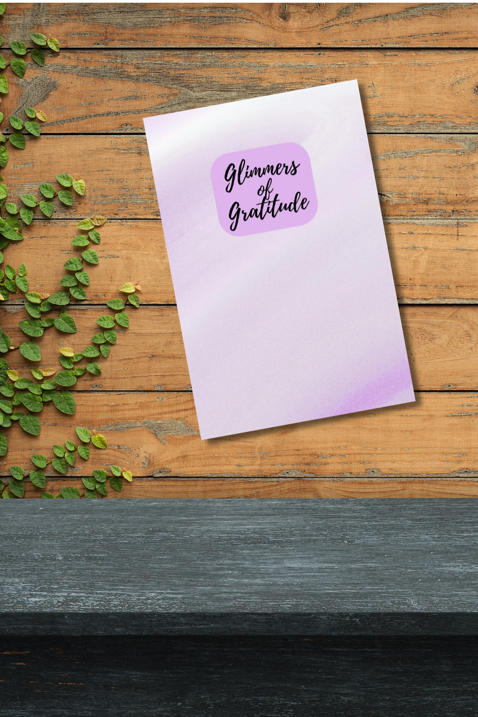 Thumbnail: Purple Ombre Gratitude Journal | Daily Thankfulness Journal