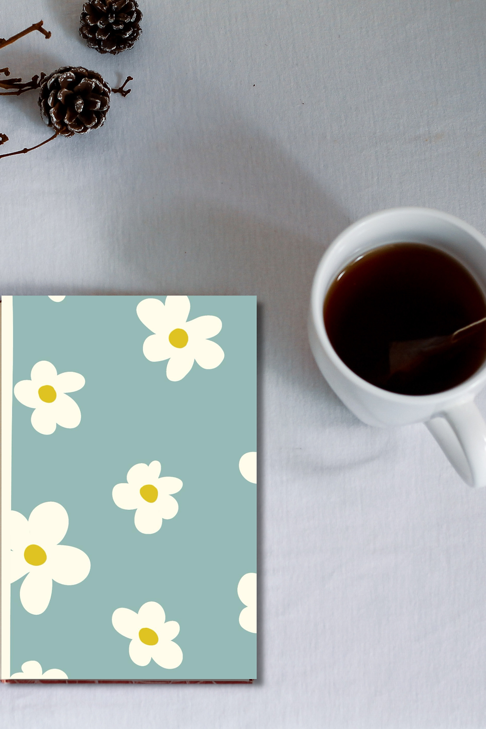 Thumbnail: Blue Daisy Journal | Lined Notebook