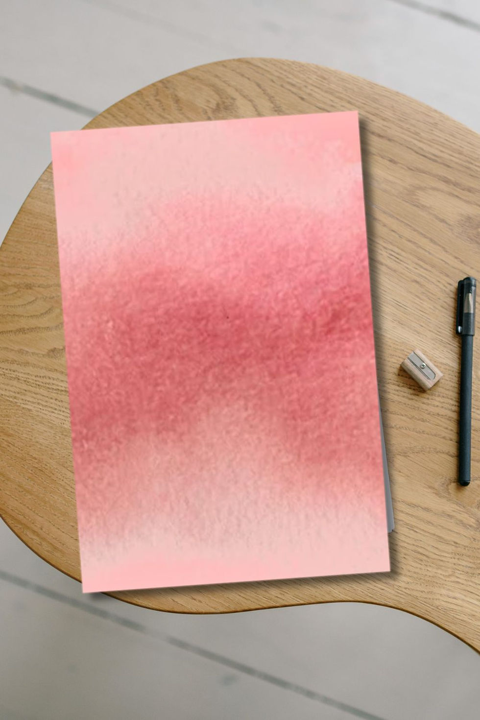 Thumbnail: Red Ombre Journal | Artistic Lined Notebook for Writing & Reflection