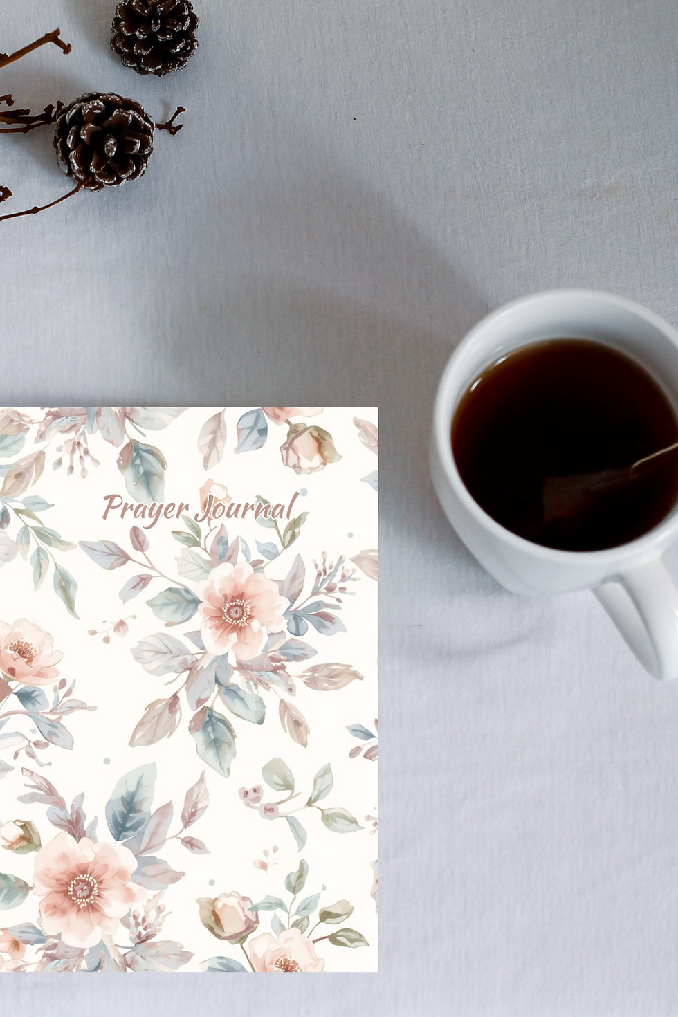 Thumbnail: Watercolor Floral Prayer Journal | Guided Christian Notebook