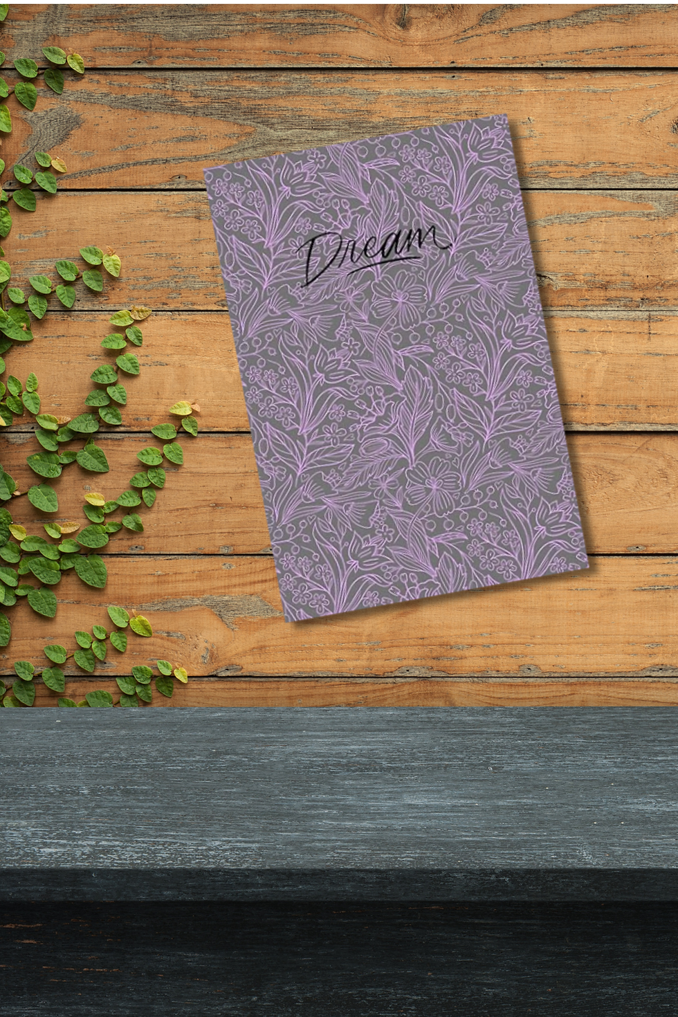 Thumbnail: Purple Floral Dream Journal | Sleep & Dream Diary