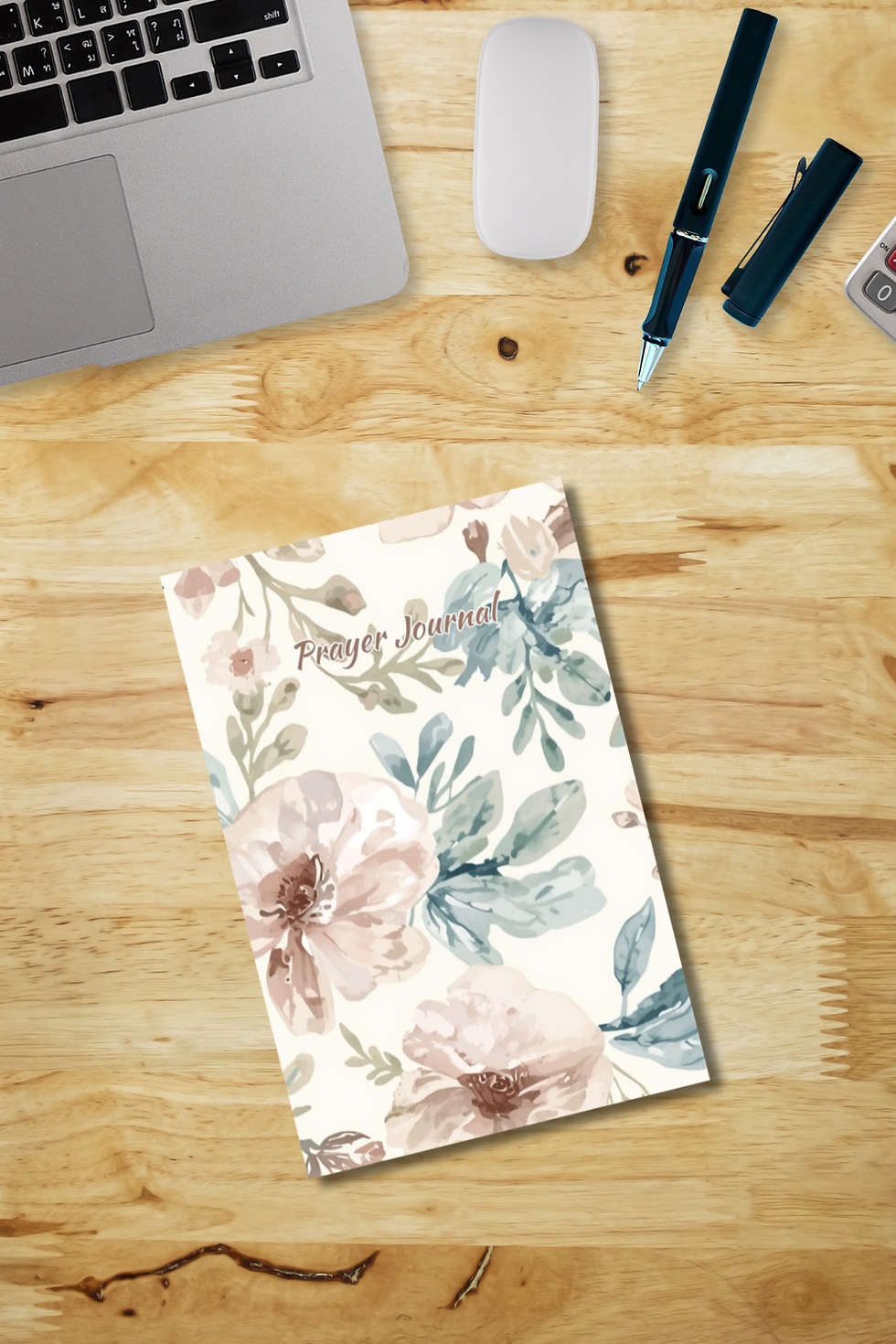 Thumbnail: Floral Foliage Prayer Journal | Guided Christian Notebook