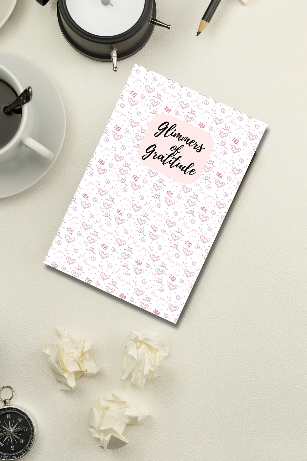 Thumbnail: Pastel Hearts Gratitude Journal | Daily Thankfulness Journal