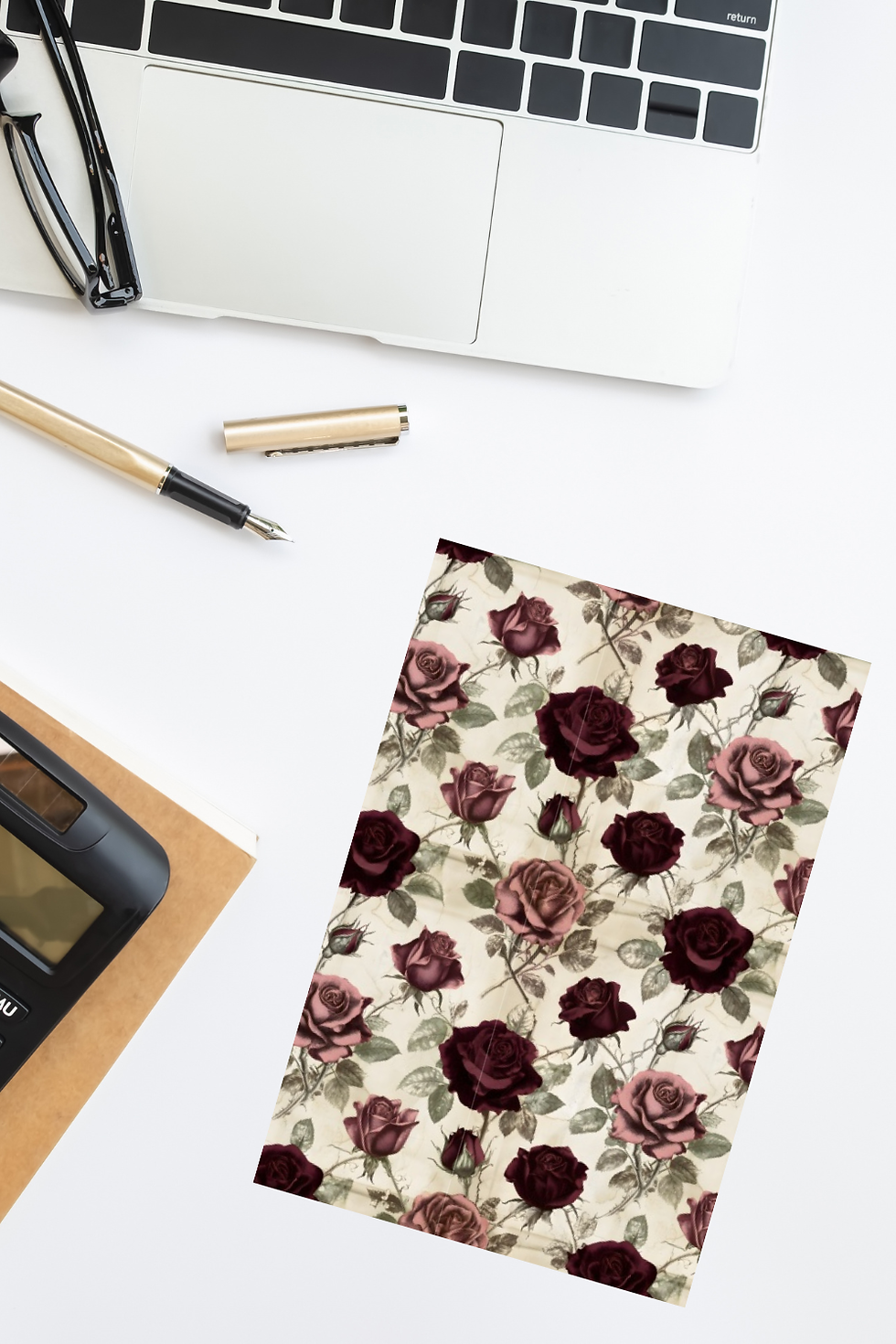 Thumbnail: Antique Roses Journal | Lined Notebook for Writing