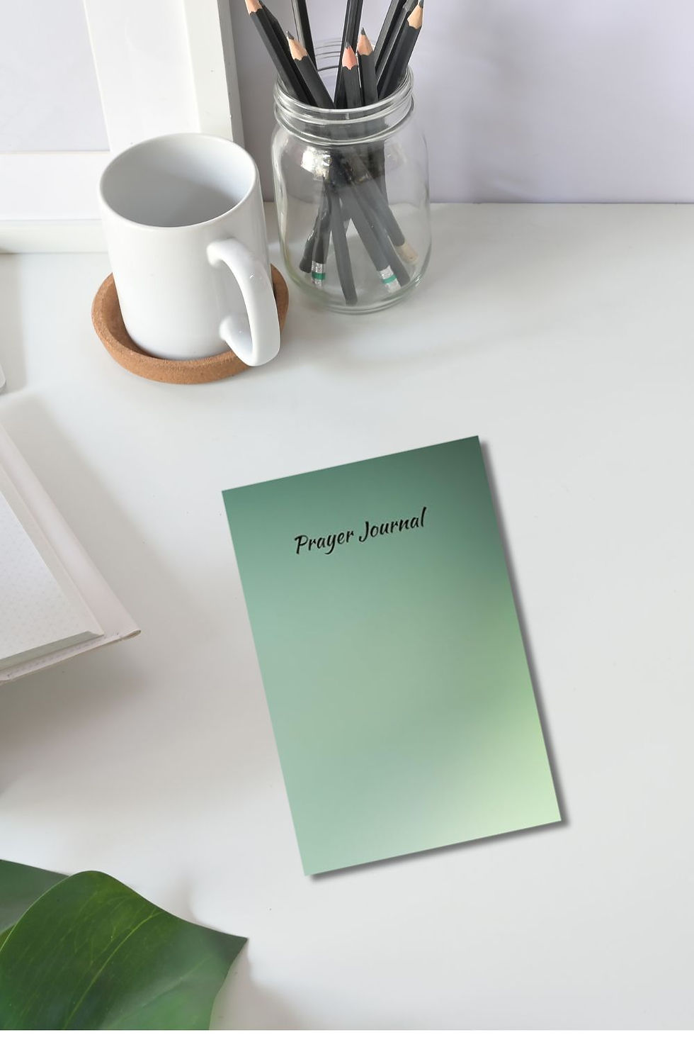 Thumbnail: Dark Green Prayer Journal | Guided Christian Journal