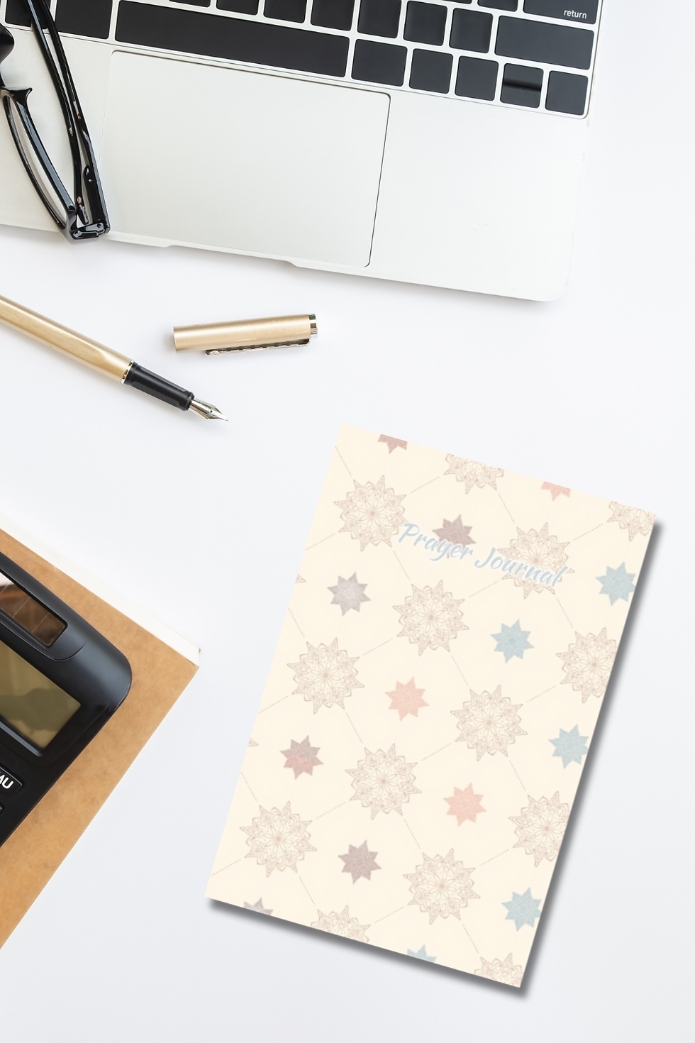 Thumbnail: Neutral Mandala Prayer Journal | Guided Christian Notebook