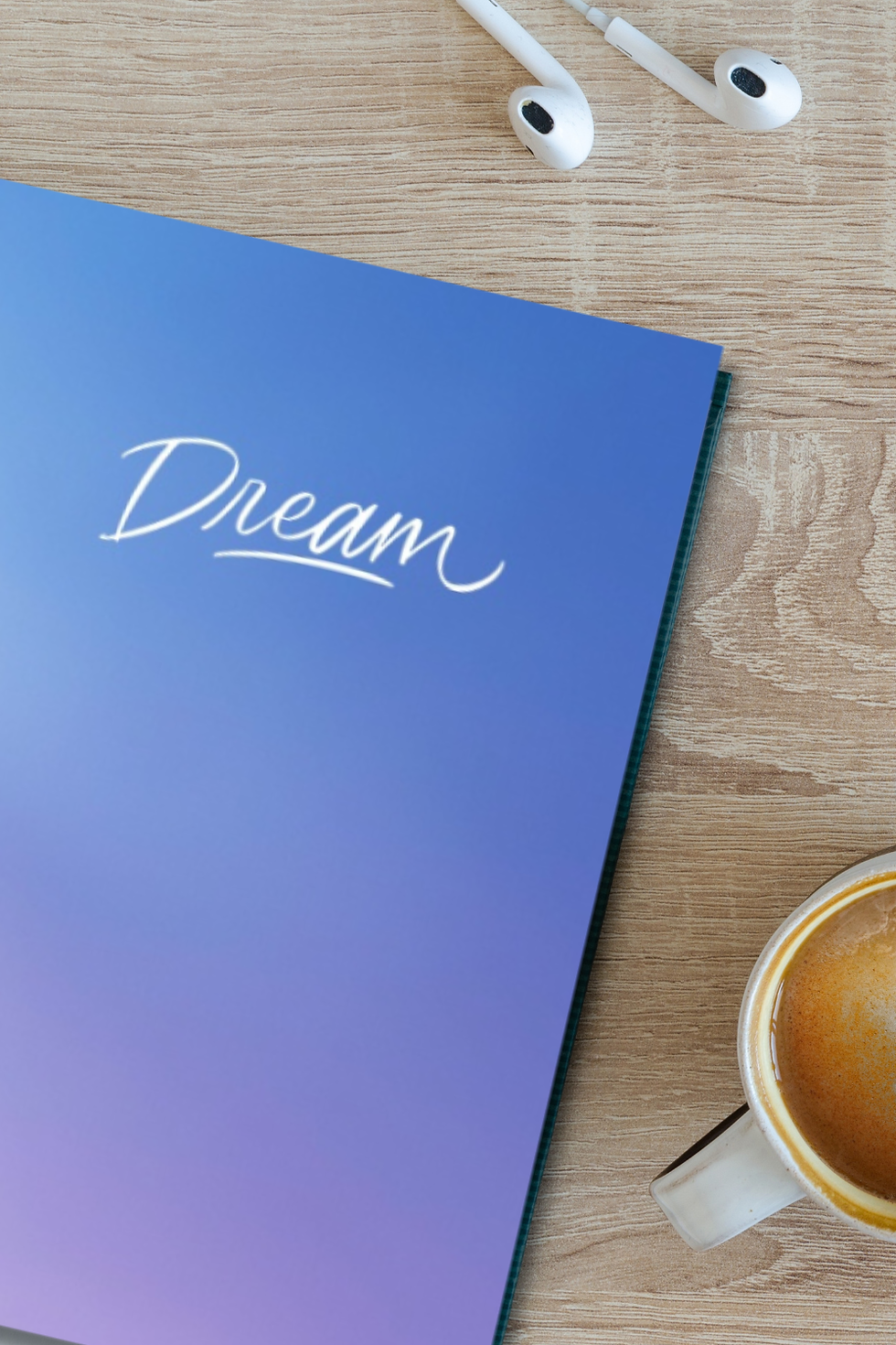 Thumbnail: Soft Ombre Sky Dream Journal | Guided Dream Diary