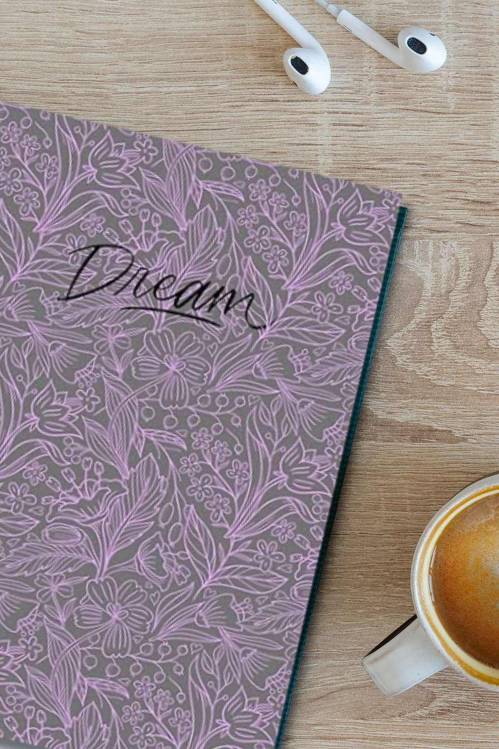 Thumbnail: Purple Floral Dream Journal | Sleep & Dream Diary