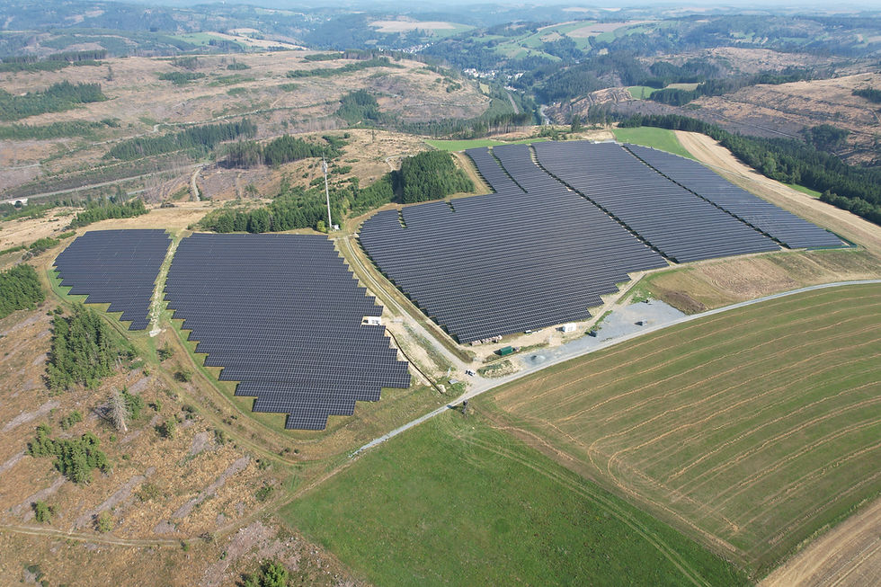 Solarpark in Lauenhain