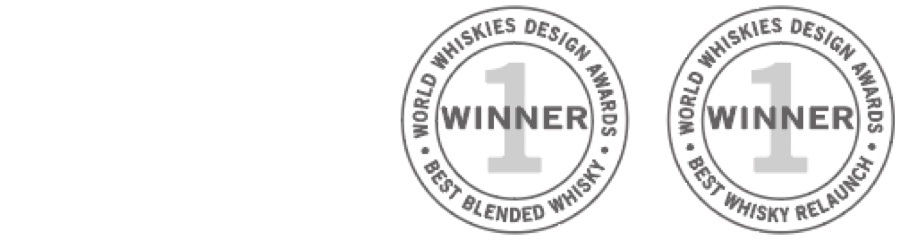 Two World Whiskies Design Awards: Winner #1, Best Blended Whisky relaunch