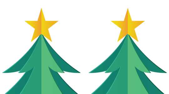 Double Christmas Tree