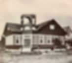 Historic black and white photo of SVUMC church building