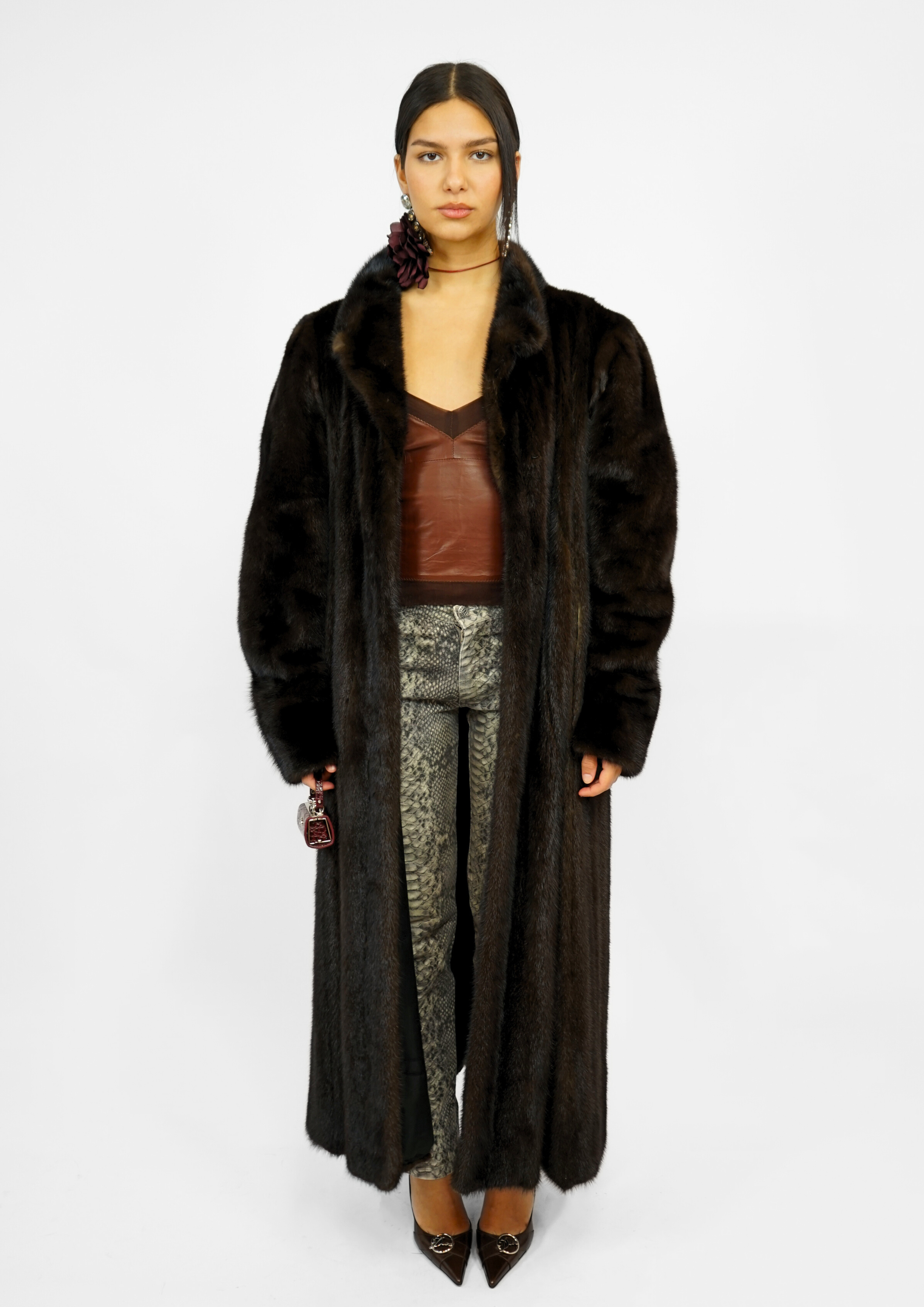 VINTAGE MINK FUR MAXI COAT