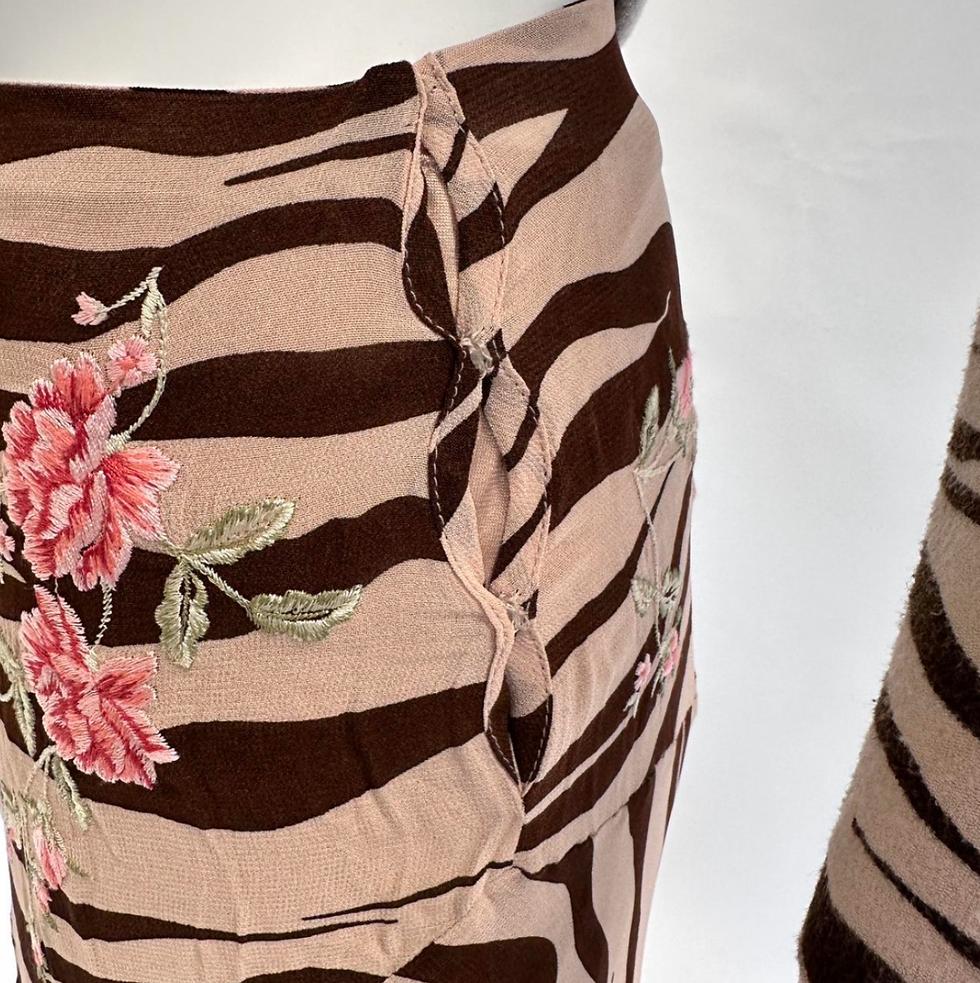Thumbnail: BLUMARINE S/S 2000 ZEBRA SKIRT