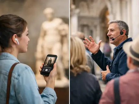 Audio Tour App Versus Group Tours
