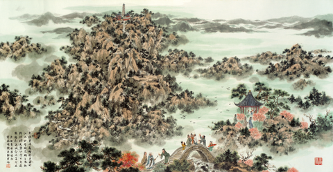 《杜甫「後遊」詩意》