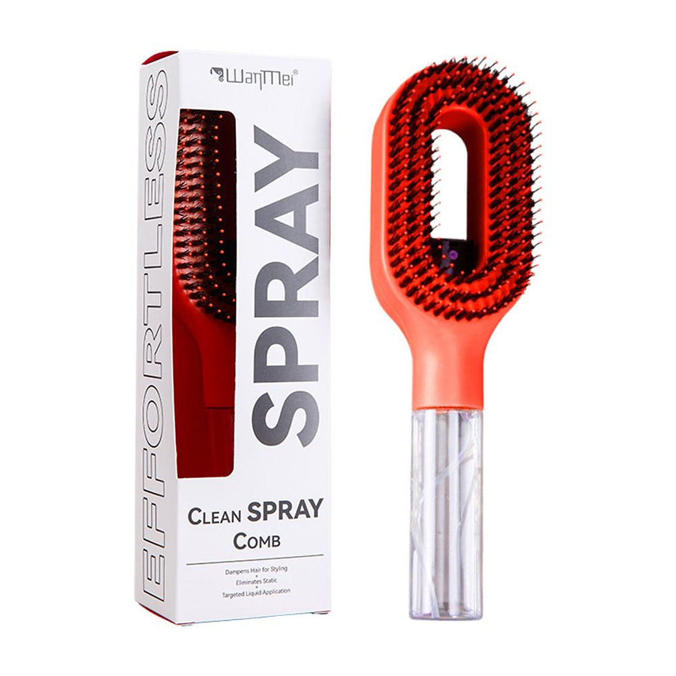 Thumbnail: 3-in-1 Electric Steam Massage Hair Brush