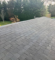 Old roof removed and new felt butts/shingles fitted