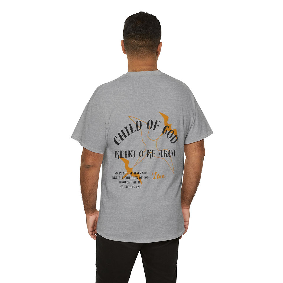 Thumbnail: Child of God Tee — 'Keiki O Ke Akua' Christian Graphic T‑Shirt