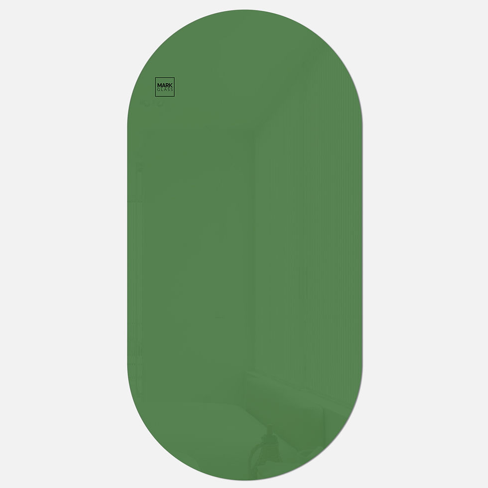 Thumbnail: Glass magnetic whiteboard Oval, Size 60x100 cm, hot pink