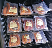 Wir Vertreten einige Wurst von der Fleischerei Schüttig aus Zittau.