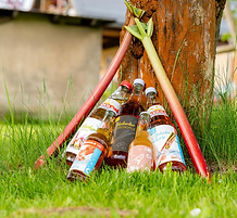 Unser Angebot reicht von Säften über Nektar bis hin zu verschiedenen Sommerweinen.