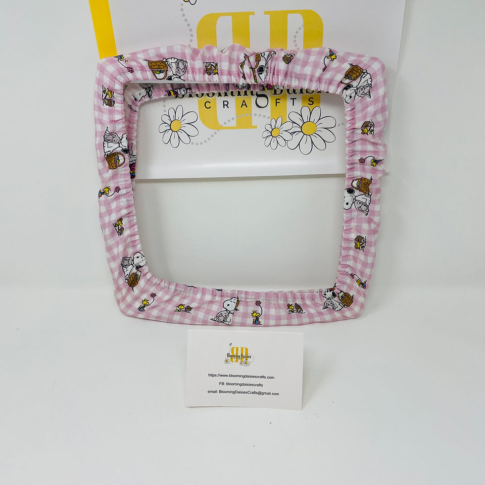 Thumbnail: Easter Snoopy Patterned QSnap 8x8 Grime Guard for Cross Stitch, N