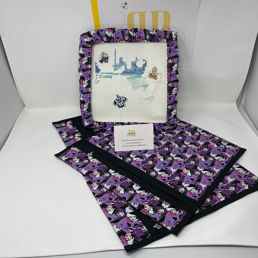 Thumbnail: Disney Villainess Q-Snap Project Travel Bag for Needlecraft