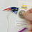 Thumbnail: NE Patriots Magnet Needle Minder for Cross Stitch/Needlecraft