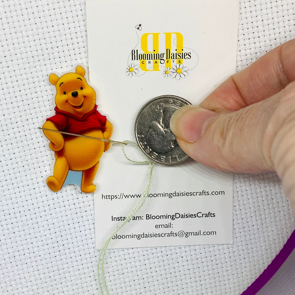 Thumbnail: Winnie the Pooh Magnetic Needle Minder for XStitch, Needlecraft