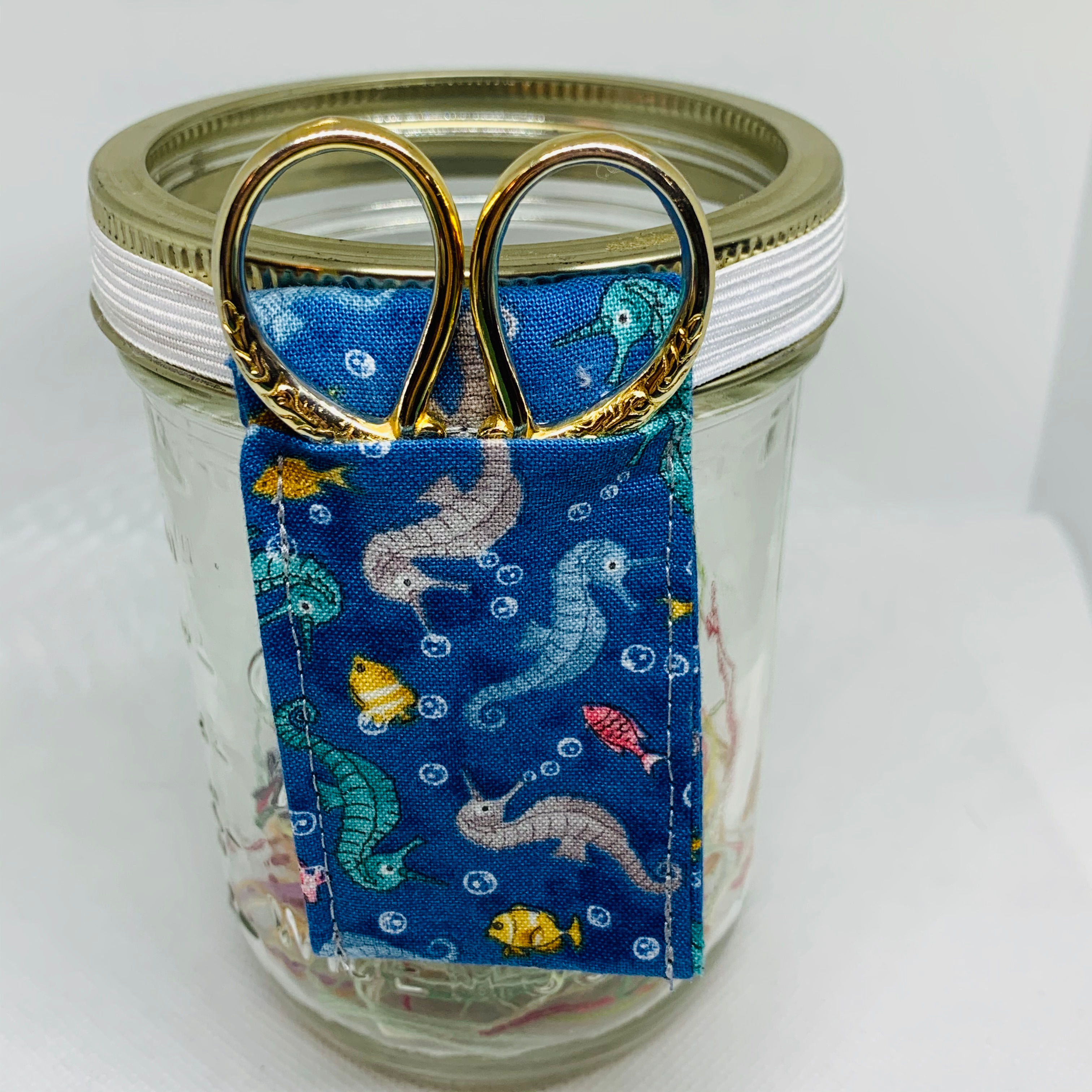 Sea Horse ORT Jar Scissor Holder