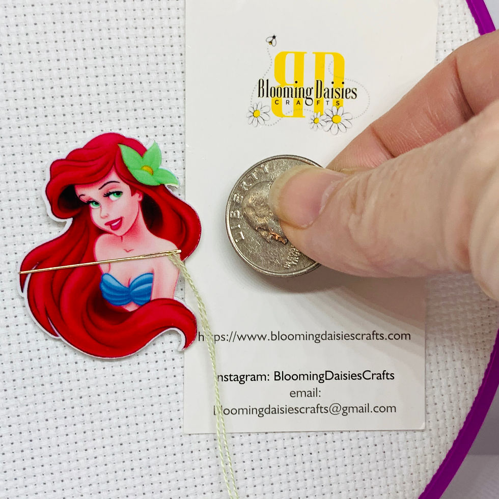 Thumbnail: Coy Arielle from Little Mermaid Magnetic Needle Minder for Needlecraft