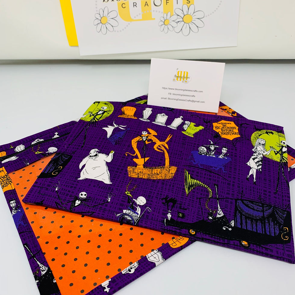 Nightmare before Christmas WIP Bags
