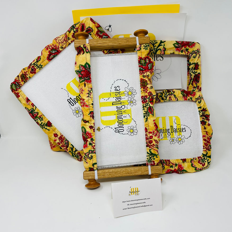 Bright Beautiful Autumn Colored Flowers Cross Stitch Project Protectors