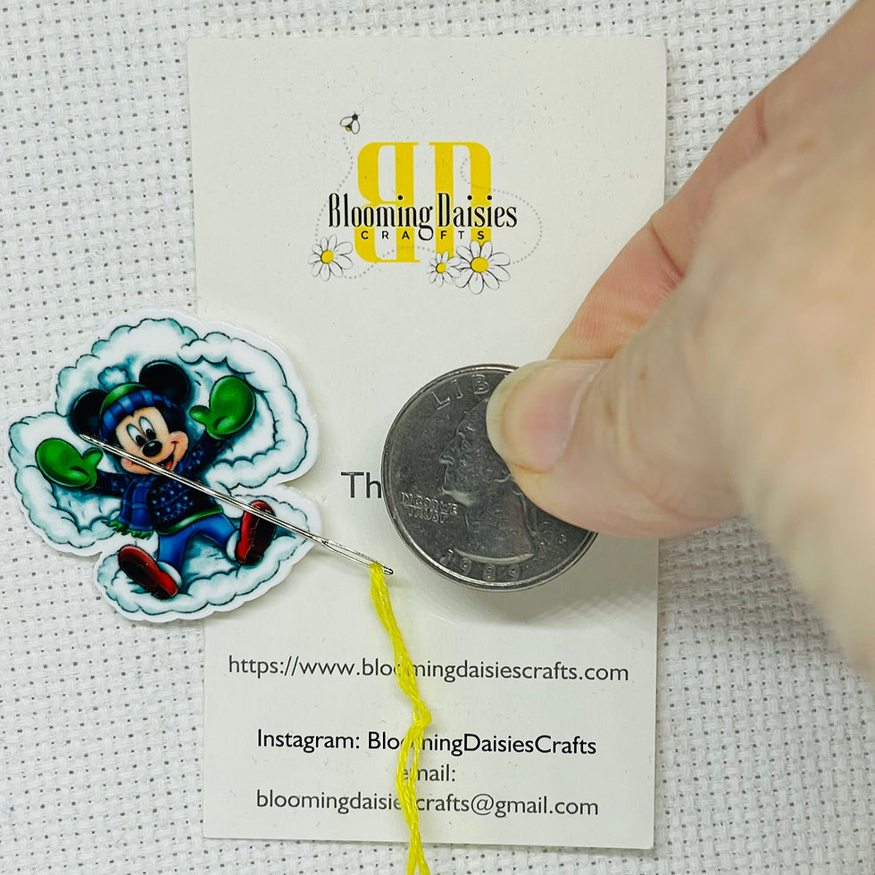 Thumbnail: Mickey Mouse Snow Angel Needle Minder Magnet XStitching Accessory