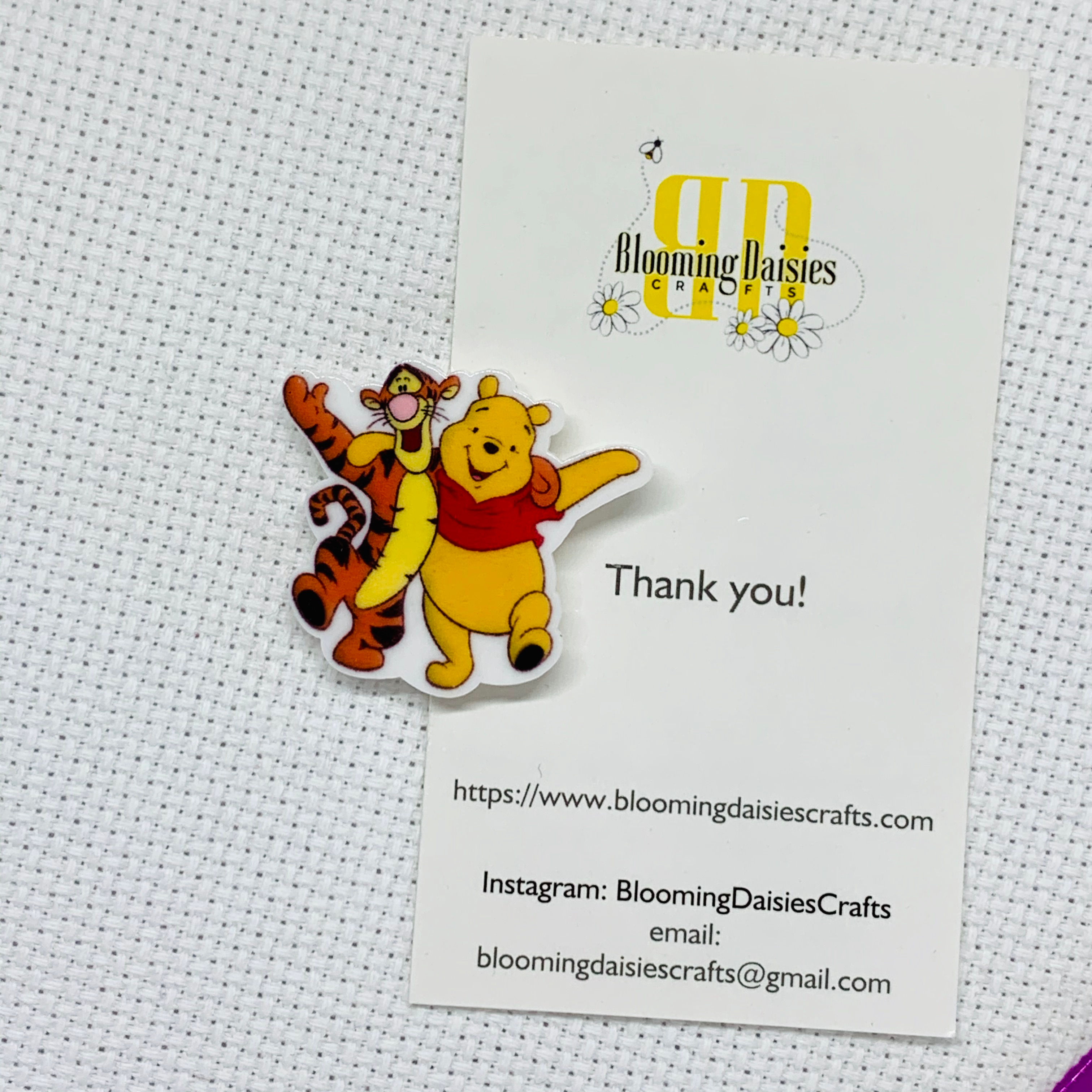 Winnie and Tigger Needle Minder