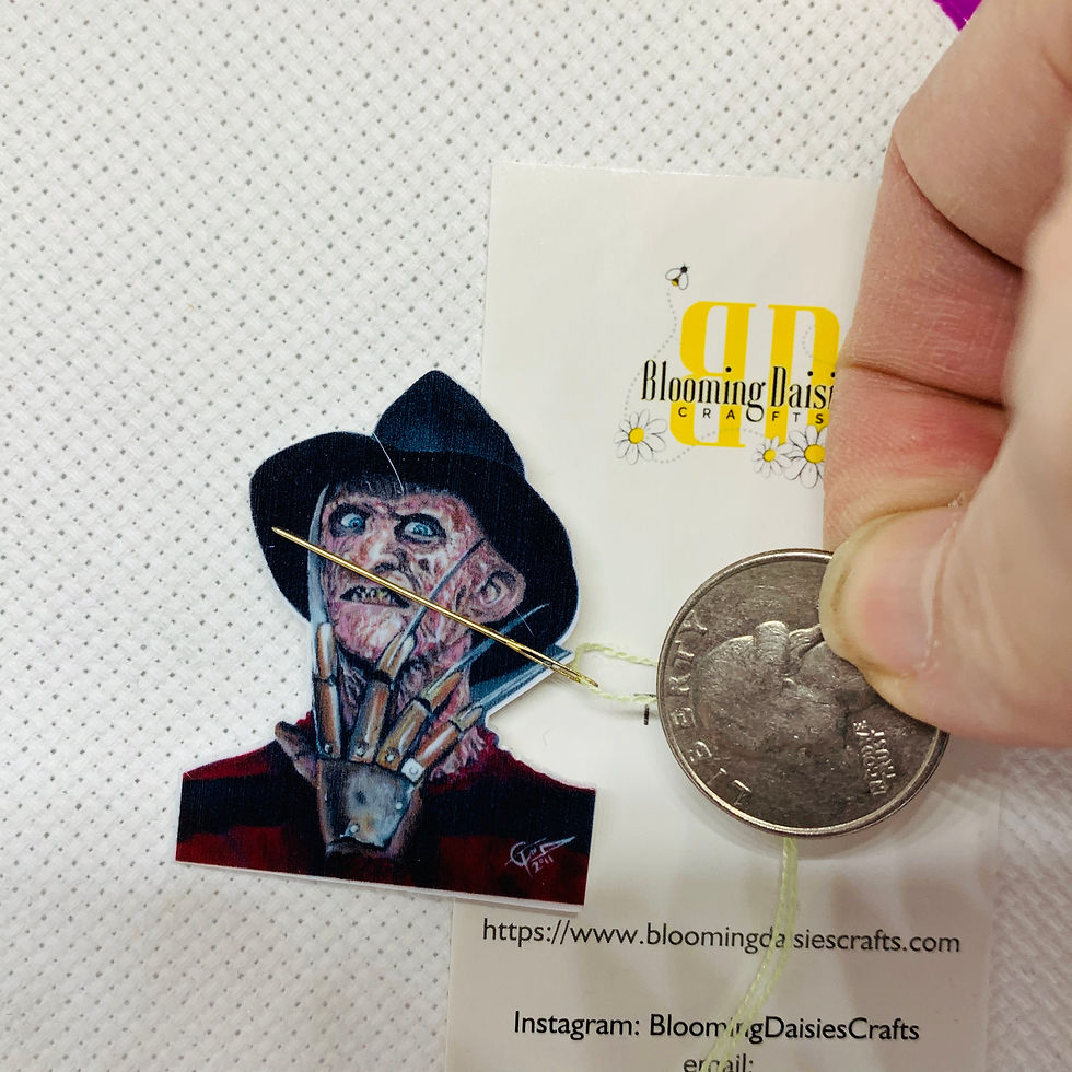 Thumbnail: Edward Scissorhands Magnetic Needle Minder for XStitch, Needlecraft