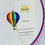 Thumbnail: Hot Air Balloon Magnetic Needle Holder for Cross Stitch, Needlecraft