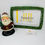 Thumbnail: 11x17 Gold Snowflakes on Green Grime Guards for Xstitch