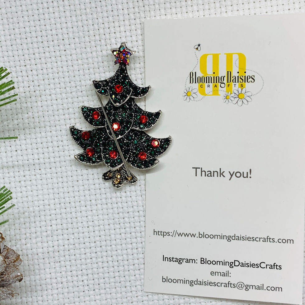 Thumbnail: Cross Stitch Christmas Shine Tree Needle Magnet