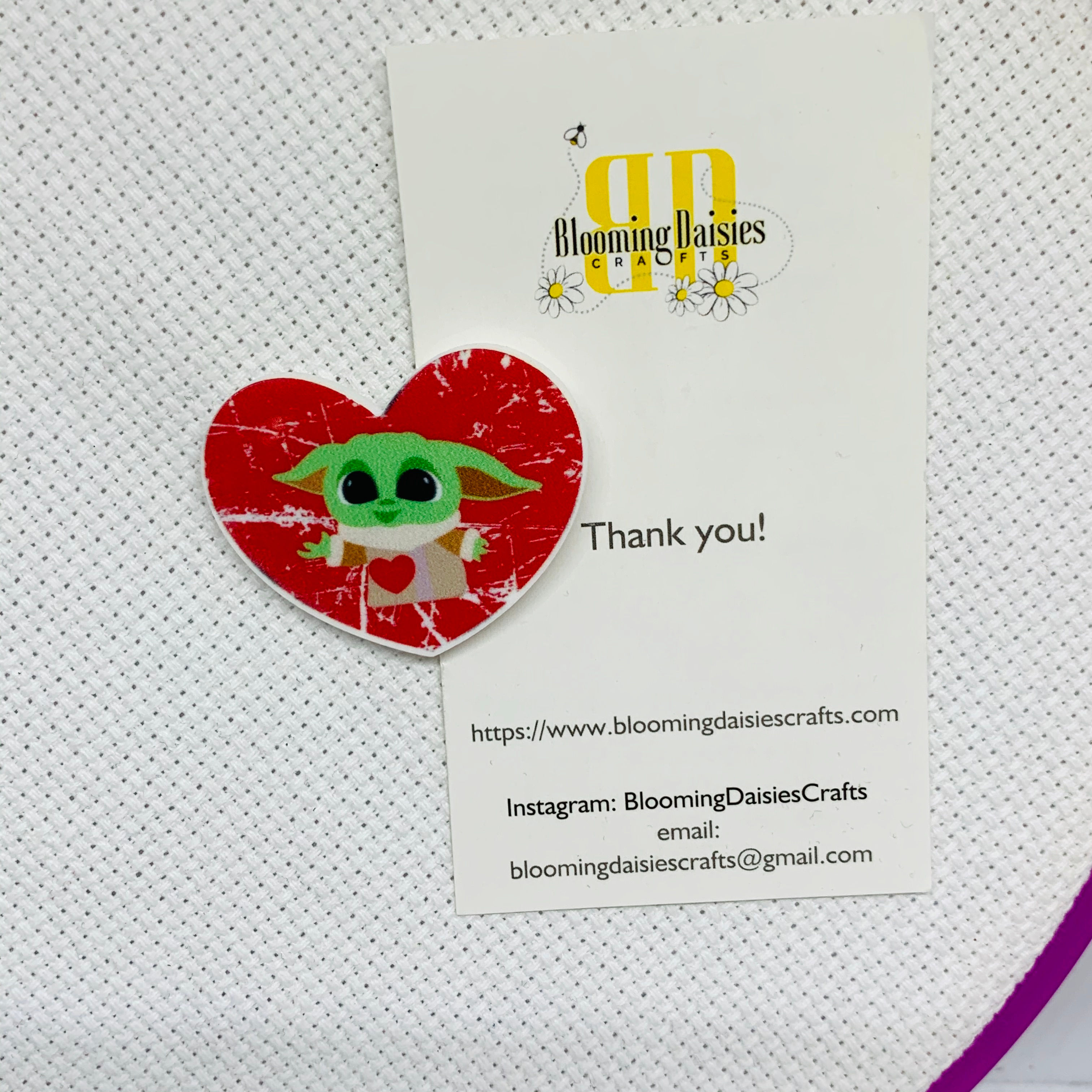 Baby Yoda Needle Minder